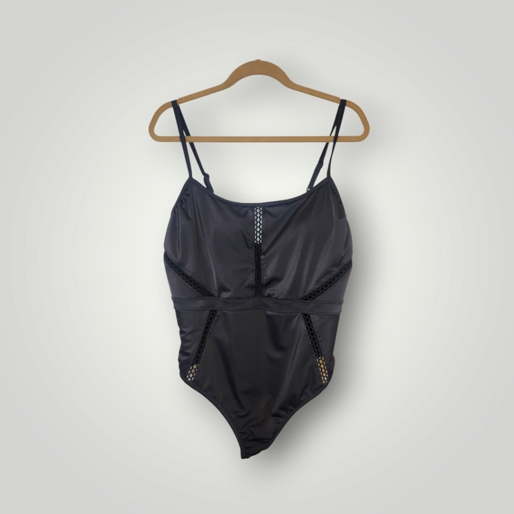 Beach Betty Miracle Black Slimming One Piece Swimsuit XL Bathing
